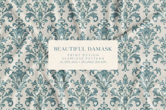 Damask Traditional Antique Arabesque 9