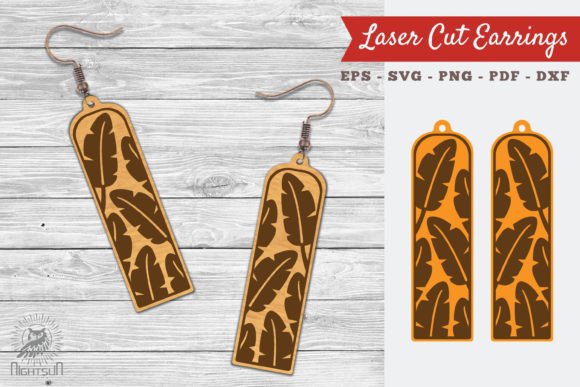 Floral Laser Cut Earrings SVG 4