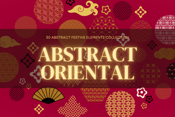 Oriental Festive Elements Set