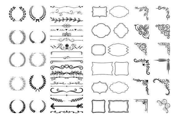Vintage Calligraphic Elements