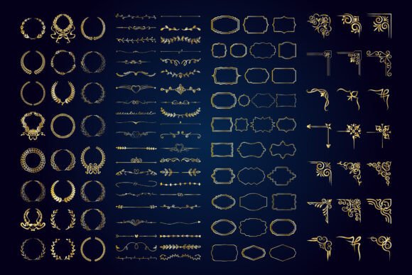 Vintage Calligraphic Elements