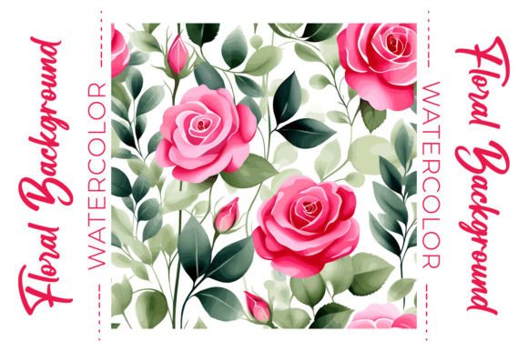 Vintage Flower Seamless Digital Clipart