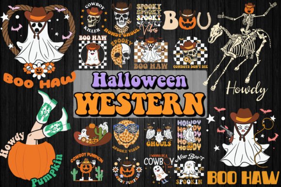 Western Halloween Bundle SVG 20 Designs
